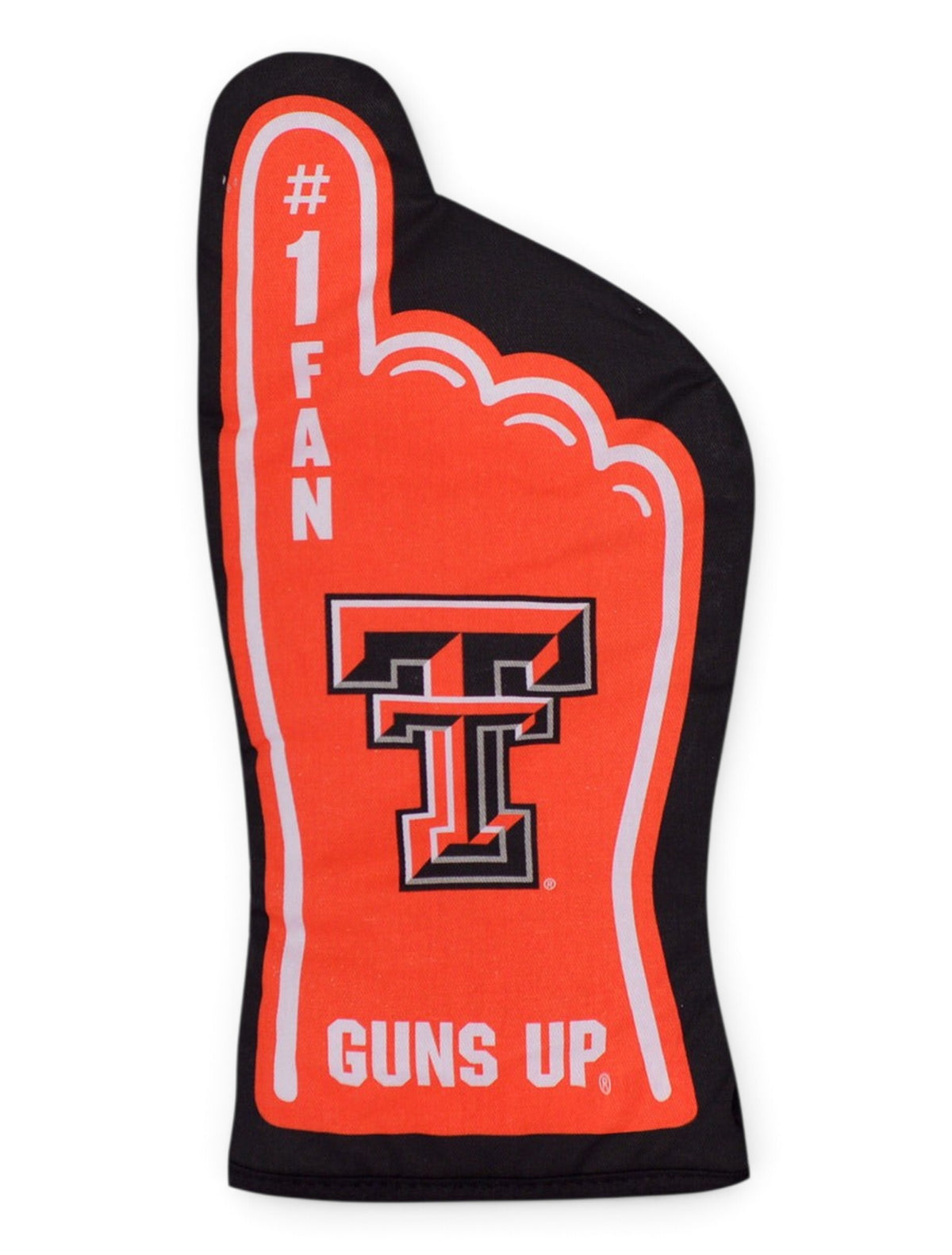 Texas Tech Red Raiders #1 Oven Mitt – Front view