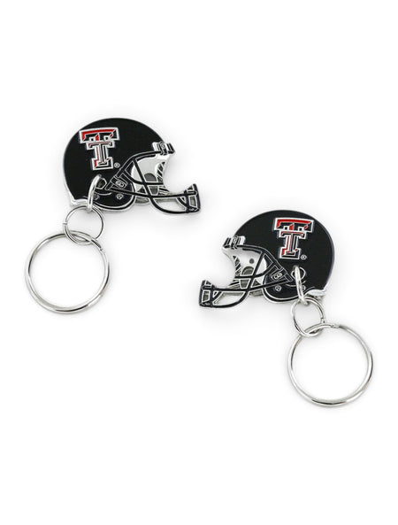 Texas Tech Red Raiders 2 sided Helmet Bottle Opener Keychain – Front view
