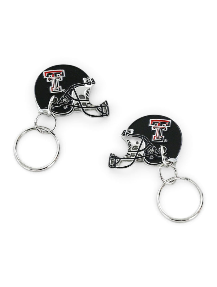Texas Tech Red Raiders 2 sided Helmet Bottle Opener Keychain – Front view