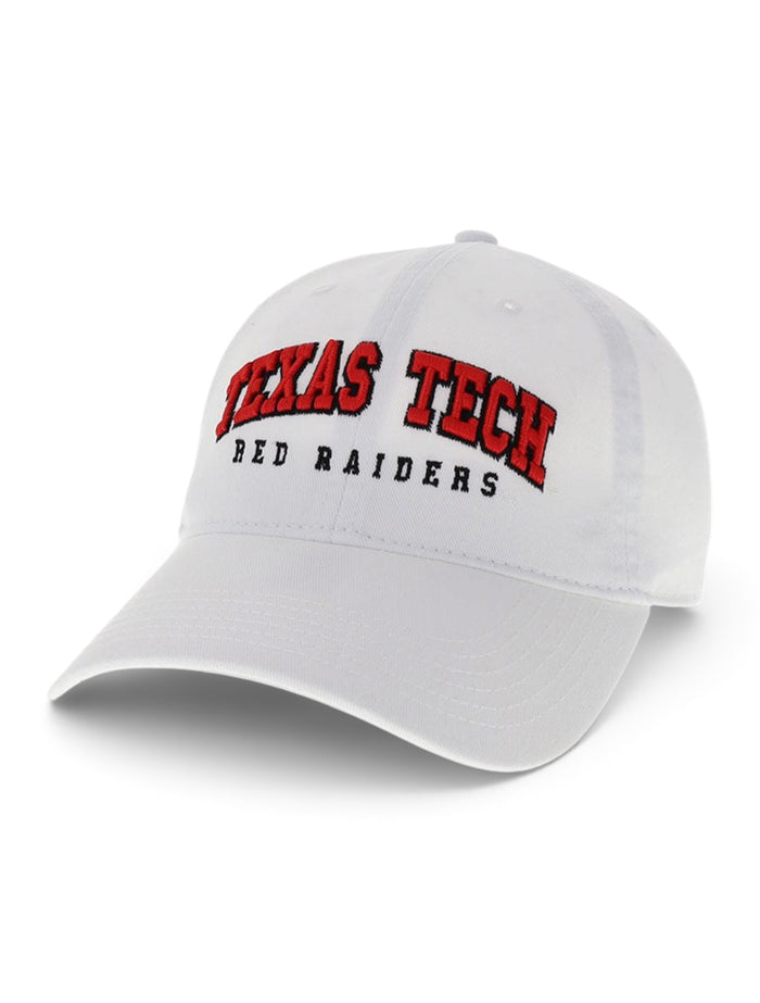 Texas Tech Red Raiders Arch over Red Raiders Adjustable Cap – Front view