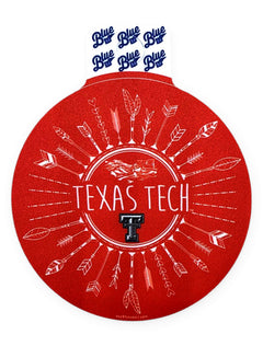 Texas Tech Red Raiders "Arrowing" Decal – Front view