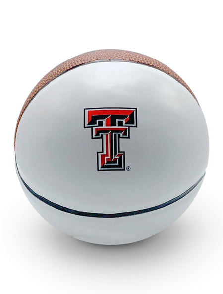 Texas Tech Red Raiders Baden Texas Tech Full Sized Official Autograph Basketball – Front view