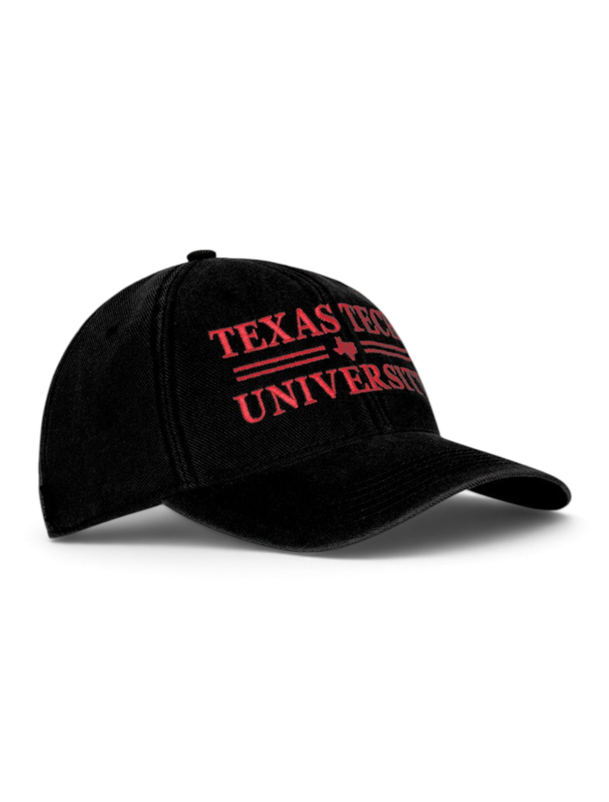 Texas Tech Red Raiders "Bar None" Adjustable Cap – Black side view