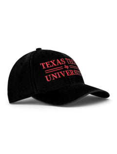 Texas Tech Red Raiders "Bar None" Adjustable Cap – Black side view