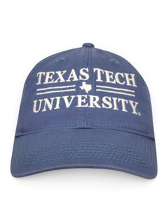 Texas Tech Red Raiders "Bar None" Adjustable Cap – Blue back view