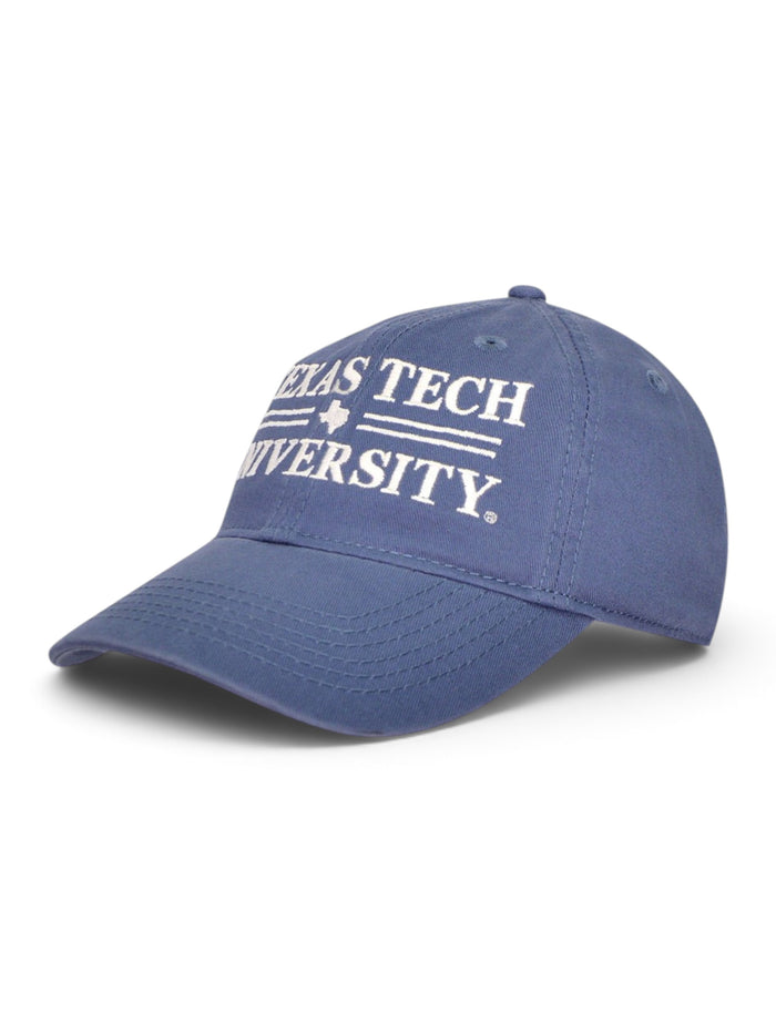 Texas Tech Red Raiders "Bar None" Adjustable Cap – Blue front view