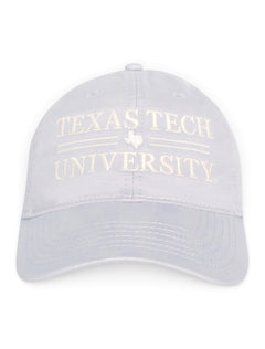 Texas Tech Red Raiders "Bar None" Adjustable Cap – Grey back view
