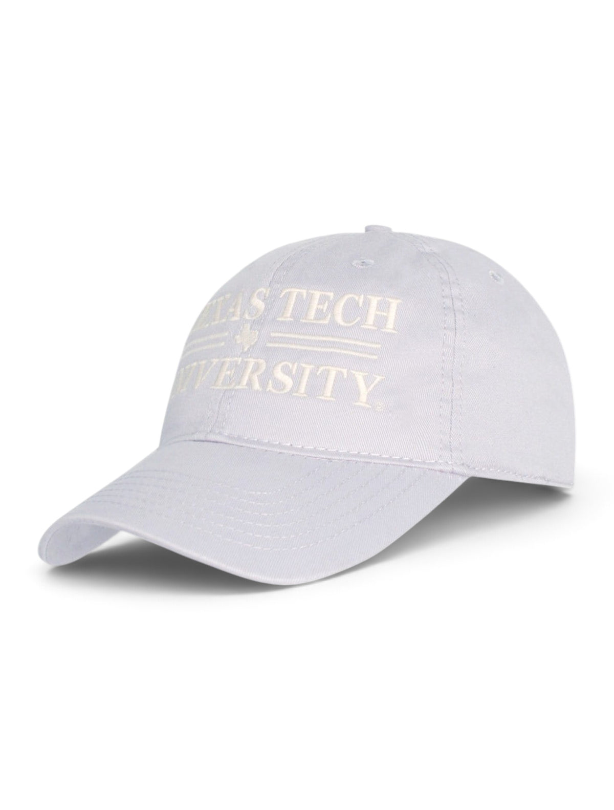 Texas Tech Red Raiders "Bar None" Adjustable Cap – Grey front view