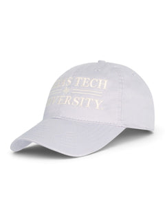 Texas Tech Red Raiders "Bar None" Adjustable Cap – Grey front view