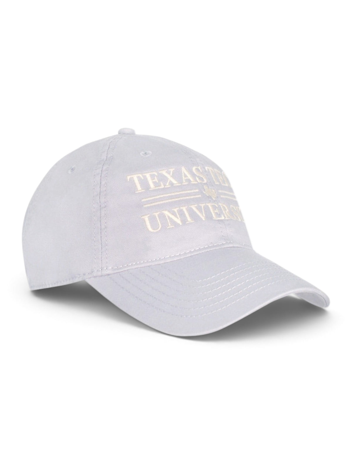 Texas Tech Red Raiders "Bar None" Adjustable Cap – Grey side view