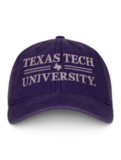 Texas Tech Red Raiders "Bar None" Adjustable Cap – Violet back view