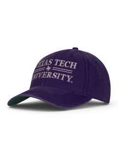 Texas Tech Red Raiders "Bar None" Adjustable Cap – Violet front view