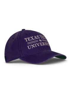 Texas Tech Red Raiders "Bar None" Adjustable Cap – Violet side view
