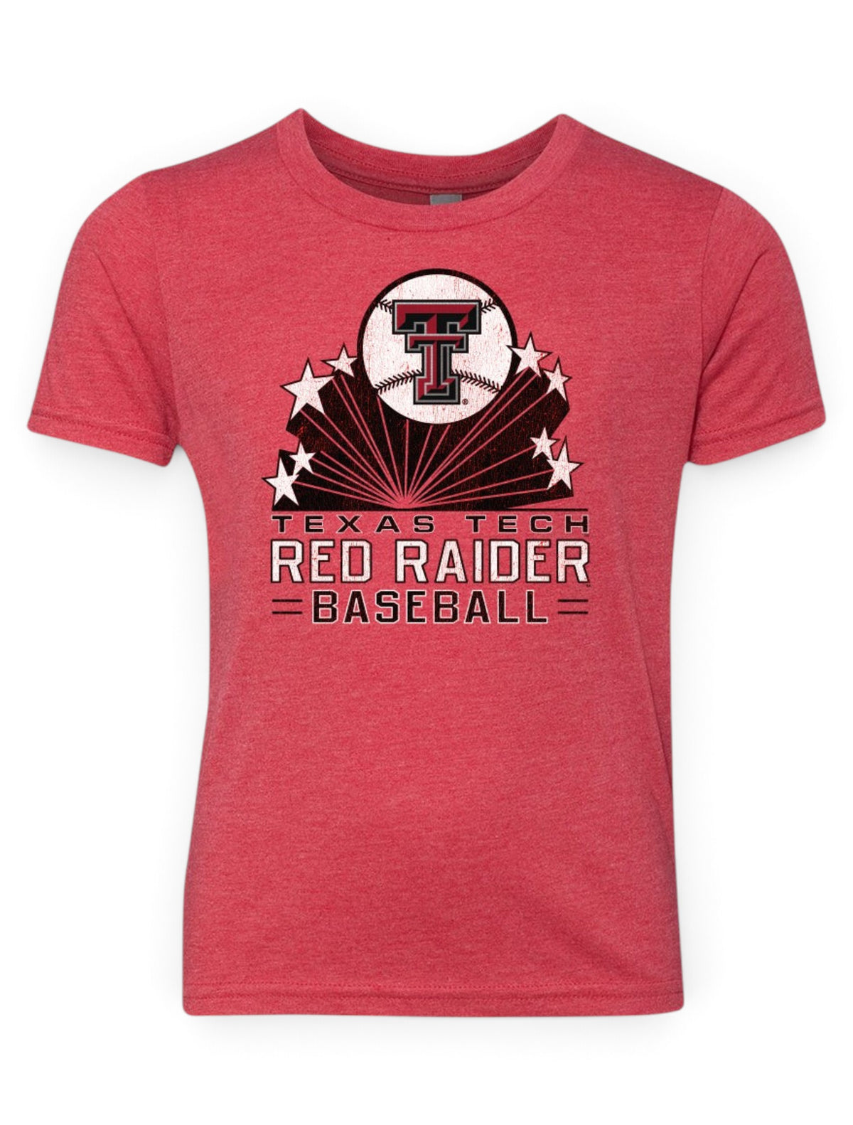 Texas Tech Red Raiders Baseball "All Star" YOUTH T-shirt – Front view