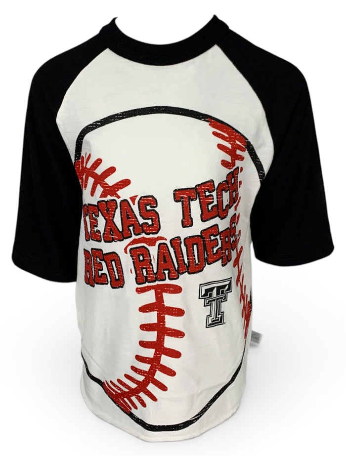 Texas Tech Red Raiders "Baseball with Bounce" TODDLER T-Shirt – Front view