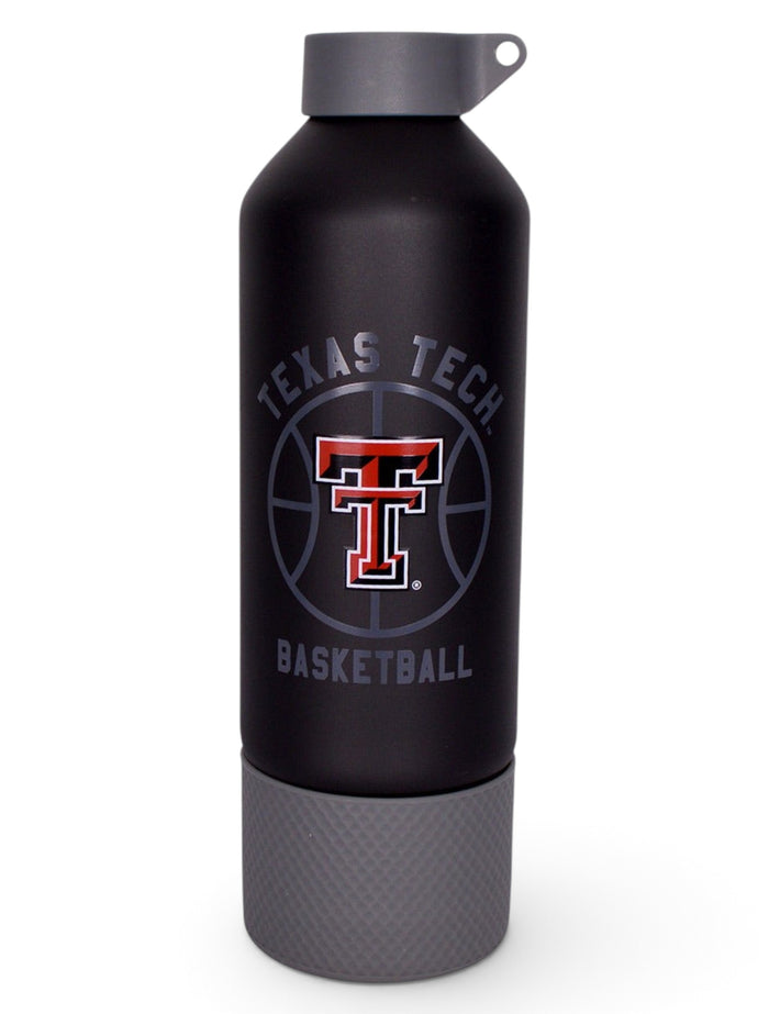 Texas Tech Red Raiders Basketball Double Walled Water Bottle – Front view