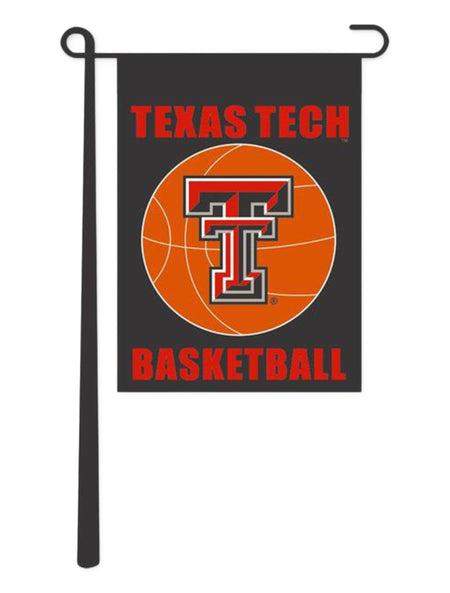 Texas Tech Red Raiders Basketball Garden Flag – Front view