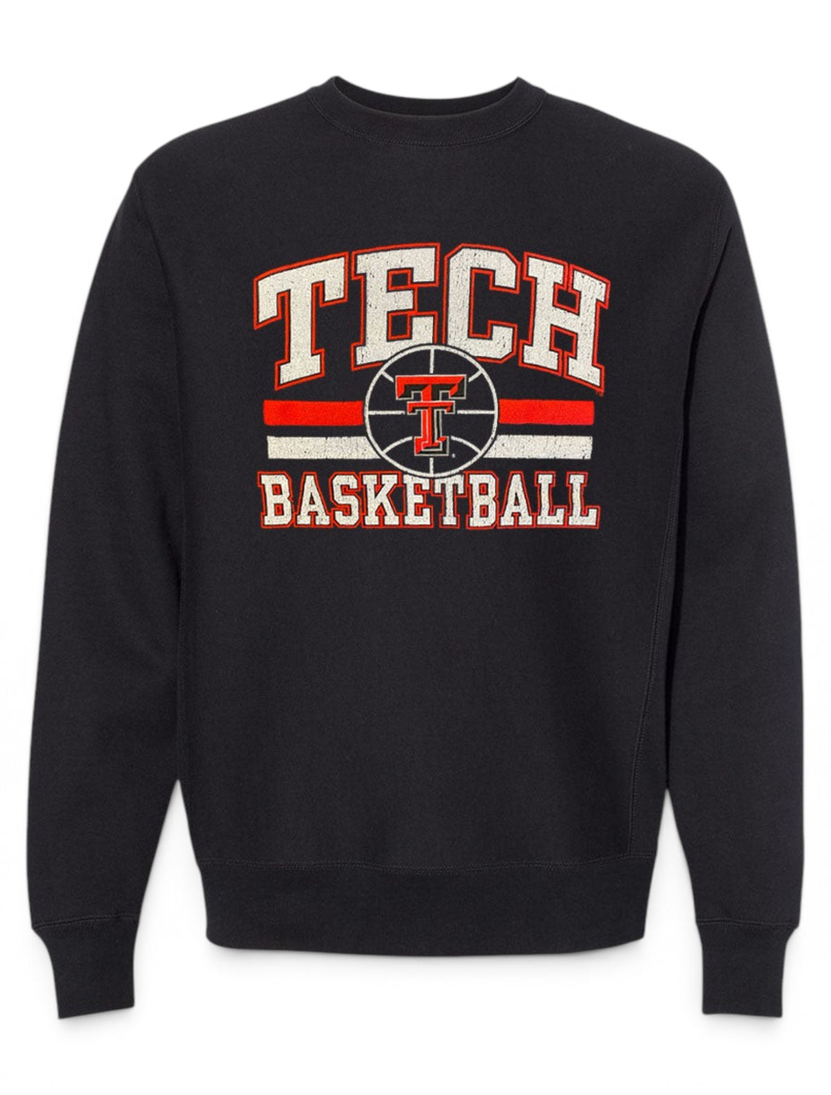 Texas Tech Red Raiders "Big Baller Basketball " Puff Crewneck Sweatshirt – Front view