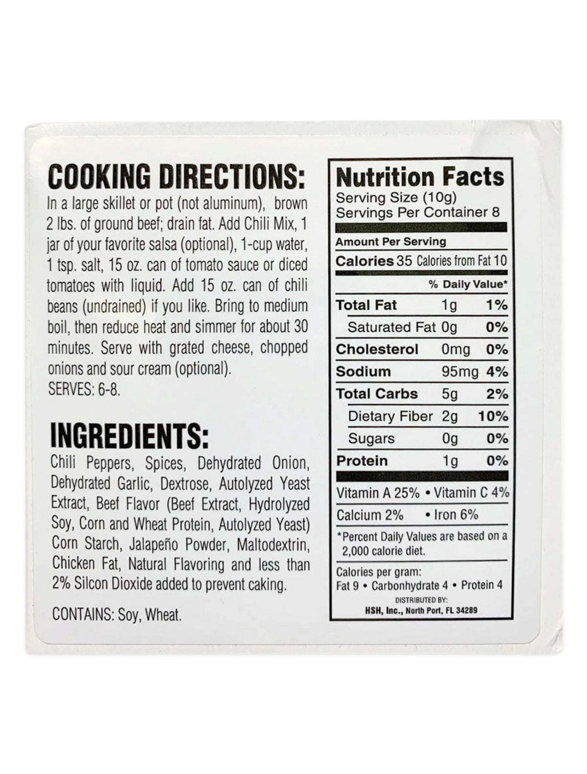 Texas Tech Red Raiders Chili Mix – In room