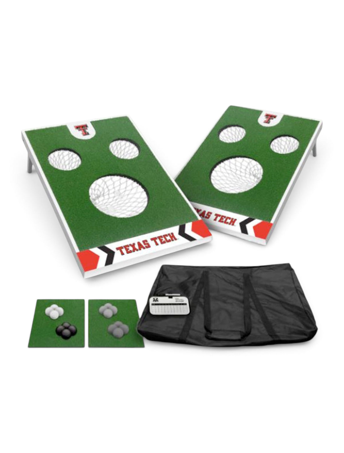 Texas Tech Red Raiders Chip Shot Golf Game Set – Front view