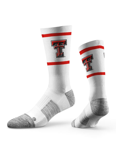 Texas Tech Red Raiders Classic Crew with Double T Socks – Front view