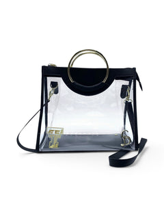 Texas Tech Red Raiders Classic Ring Clear Tote Bag – Front view
