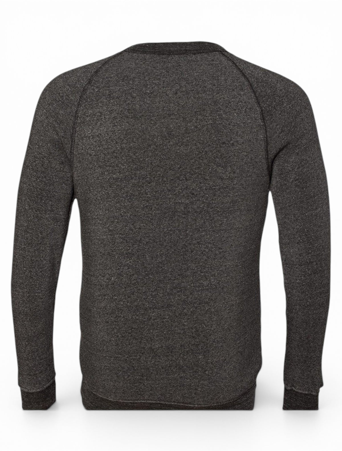 Texas Tech Red Raiders Classic "Vintage Seal" Arch Crew Sweatshirt In Black – Back view