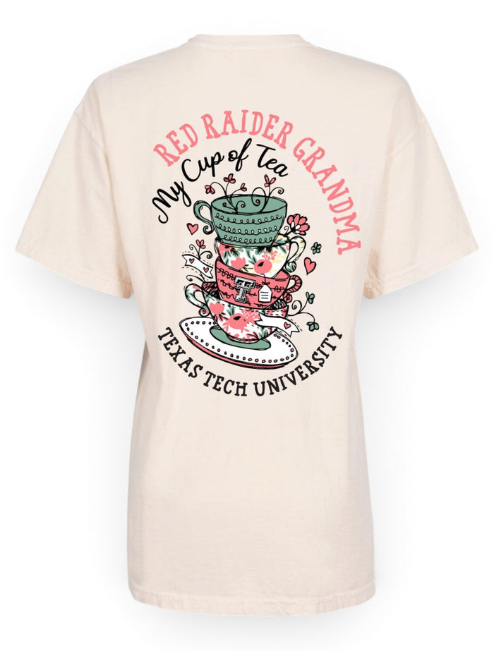 Texas Tech Red Raiders "Cup Of Tea Grandma" T-Shirt – Front view
