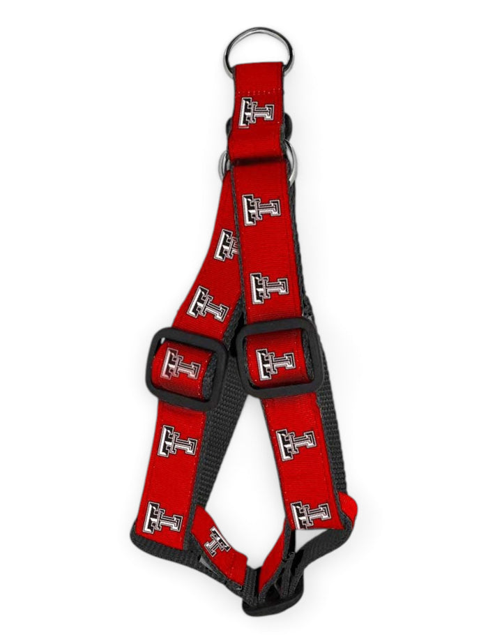 Texas Tech Red Raiders Dog Harness – Front view