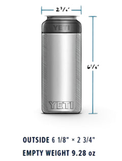 Texas Tech Red Raiders Double T 12 oz Slim Can Insulator – Back view