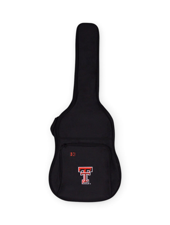 Texas Tech Red Raiders Double T Acoustic Guitar Bag – Front view