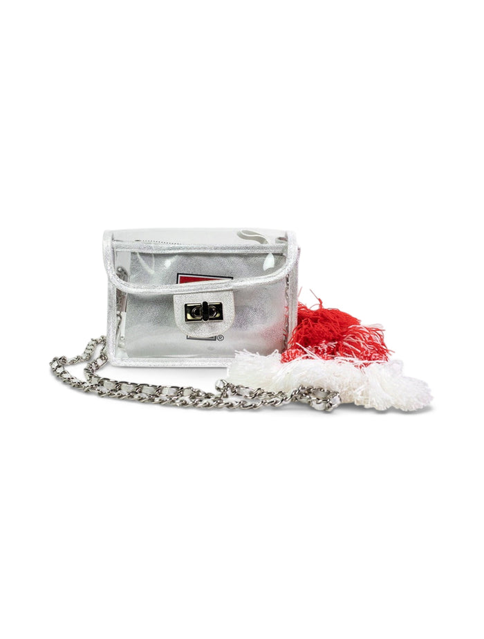 Texas Tech Red Raiders Double T  "Annie" Convertible Side Bag Or Fanny Pack – Front view