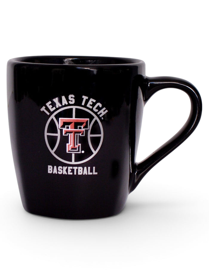 Texas Tech Red Raiders Double T Basketball Coffee Mug – Front view