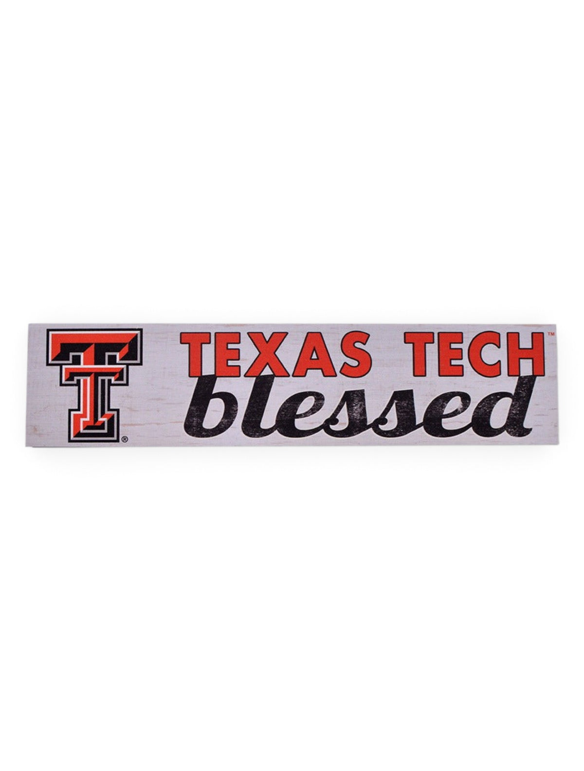Texas Tech Red Raiders Double T Blessed Wall Art – Front view