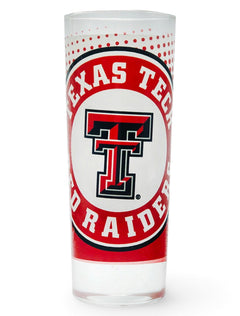 Texas Tech Red Raiders Double T Dotted Shooter Shot Glass – Front view