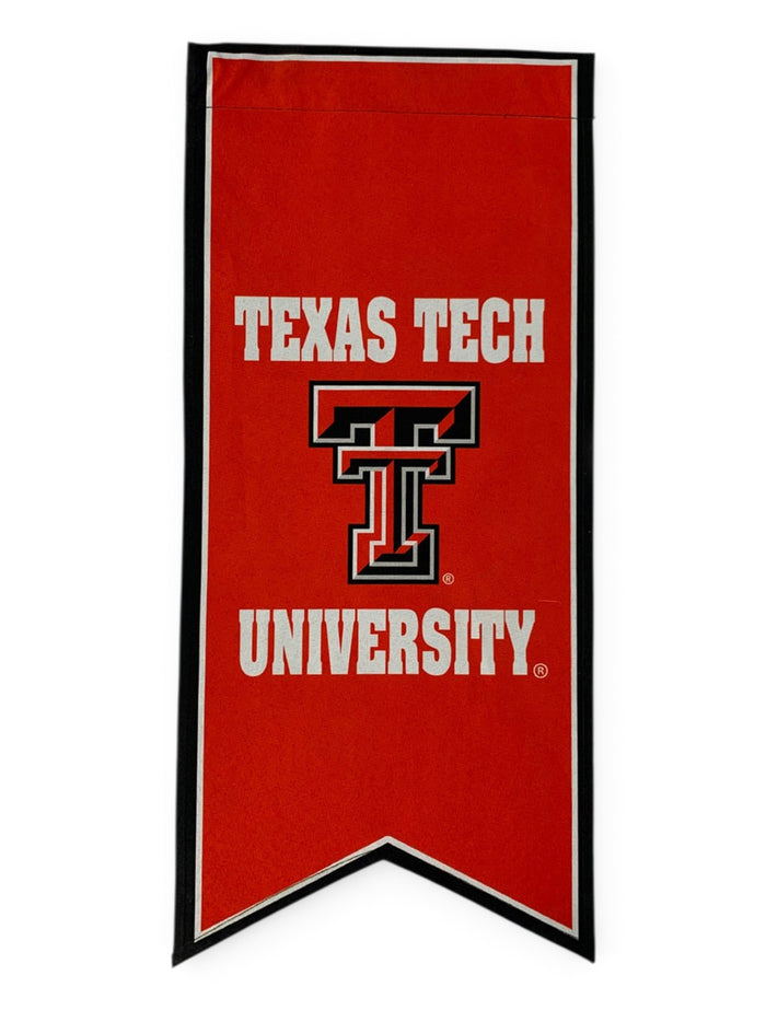 Texas Tech Red Raiders Double T Double Sided Banner – Front view