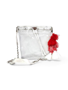Texas Tech Red Raiders Double T  "Ella" Bucket Bag – Back view