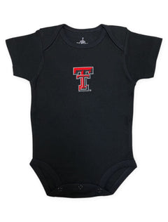 Texas Tech Red Raiders Double T Embroidered INFANT Onesie – Front view