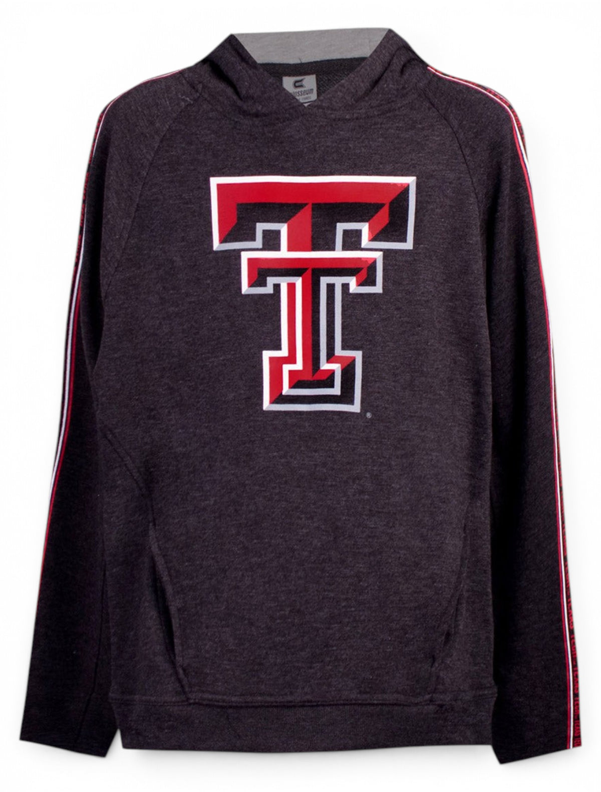 Texas Tech Red Raiders Double T "Frontside Air" YOUTH Pullover Hoodie – Front view