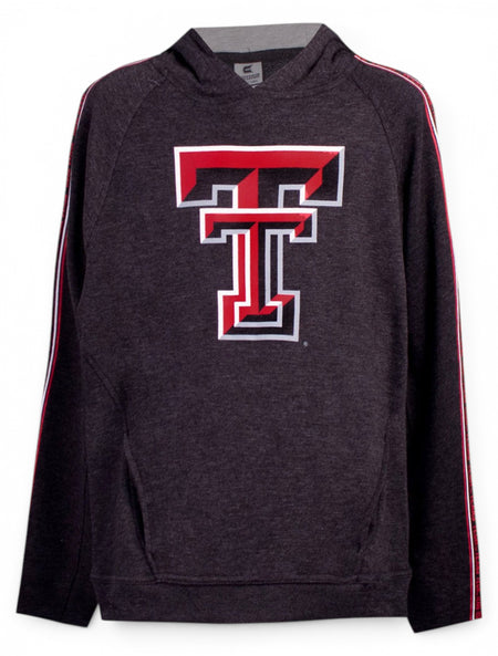 Texas Tech Red Raiders Double T "Frontside Air" YOUTH Pullover Hoodie – Front view