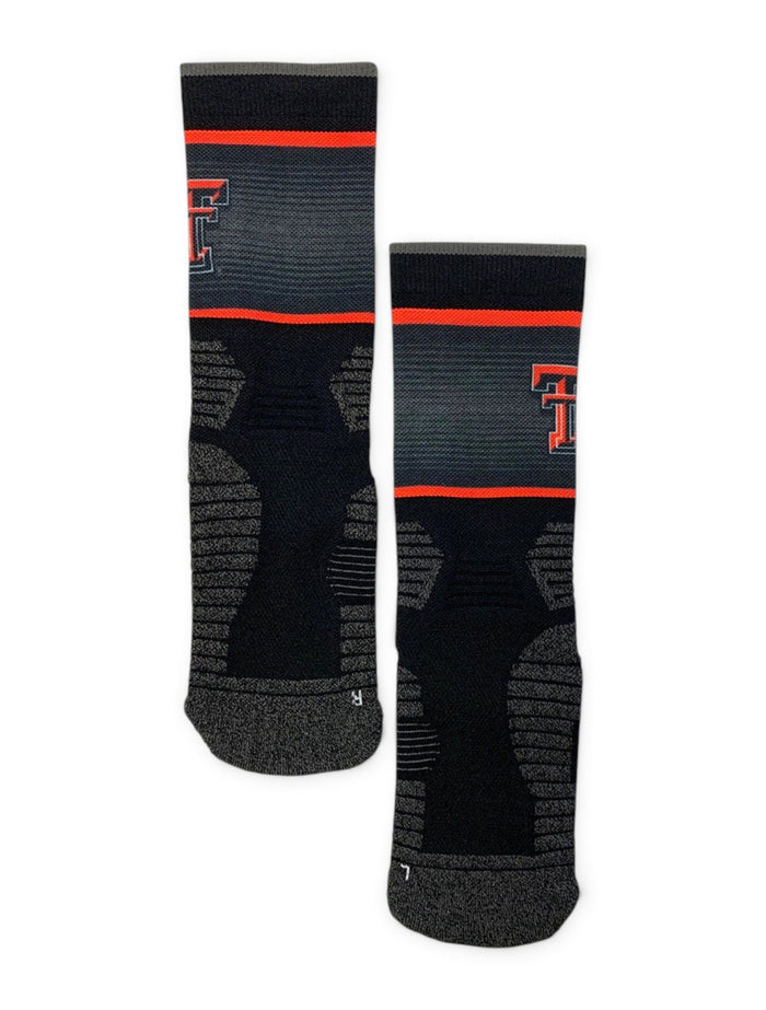 Texas Tech Red Raiders Double T "Hex Overdrive Performance" Socks – Front view