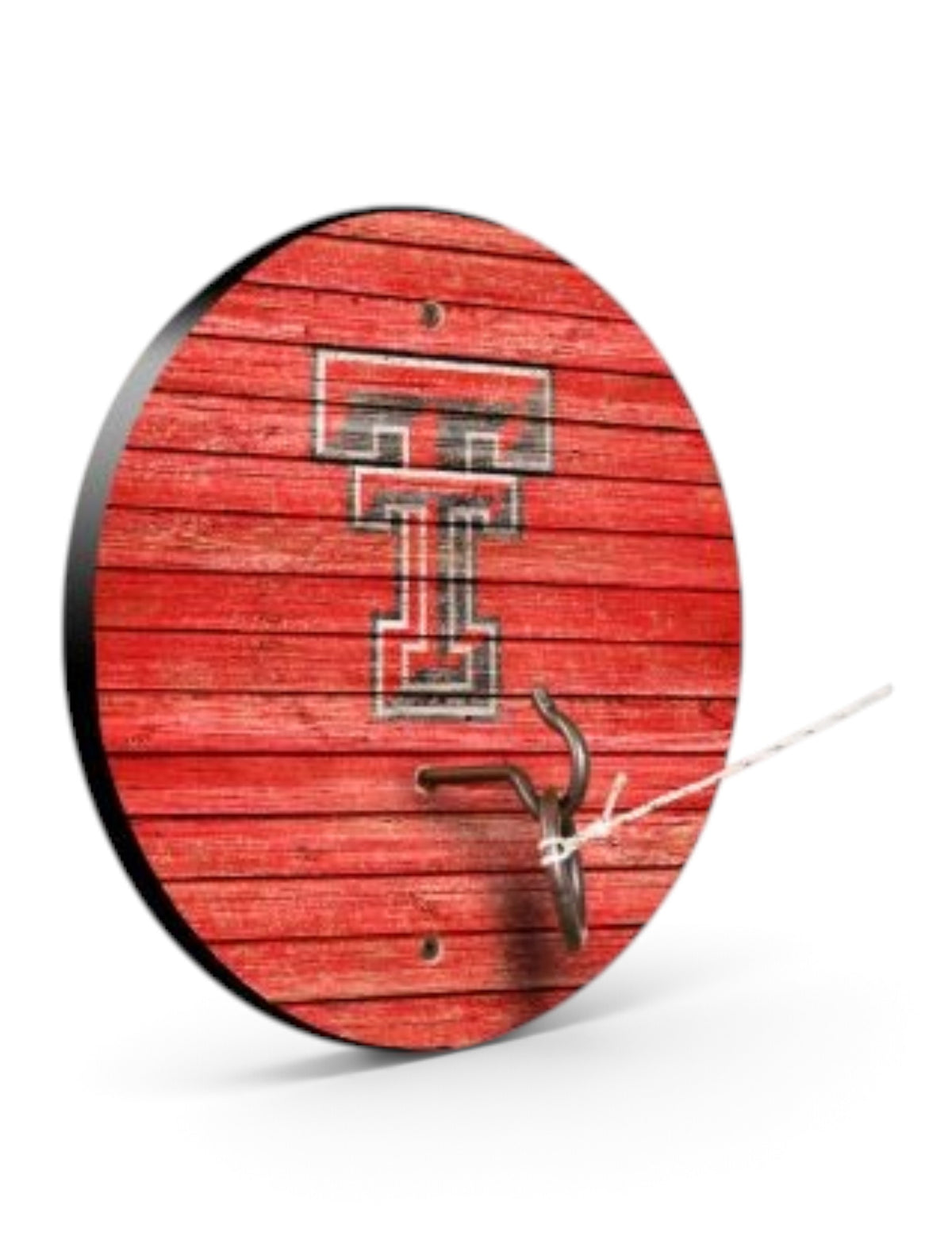Texas Tech Red Raiders Double T Hook and Ring Game – Front view
