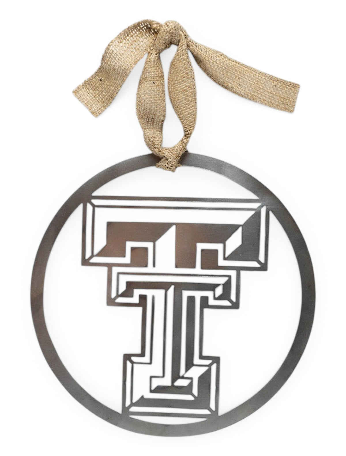 Texas Tech Red Raiders Double T Metal Wall Decor – Front view