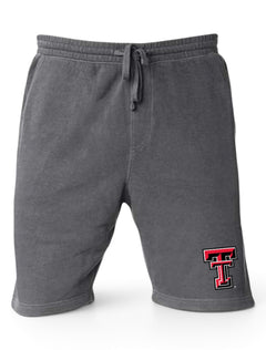 Texas Tech Red Raiders Double T "Mineral Wash" Sweat Shorts – Front view