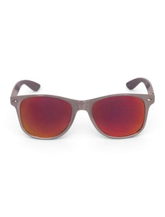 Texas Tech Red Raiders Double T on Grey Sunglasses with Mirrored Lenses – Detail
