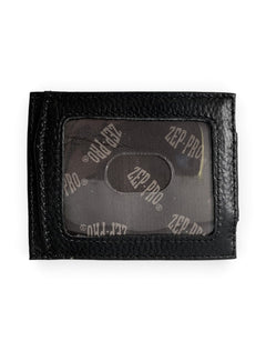 Texas Tech Red Raiders Double T  Pebble Black Front Pocket Wallet – Back view