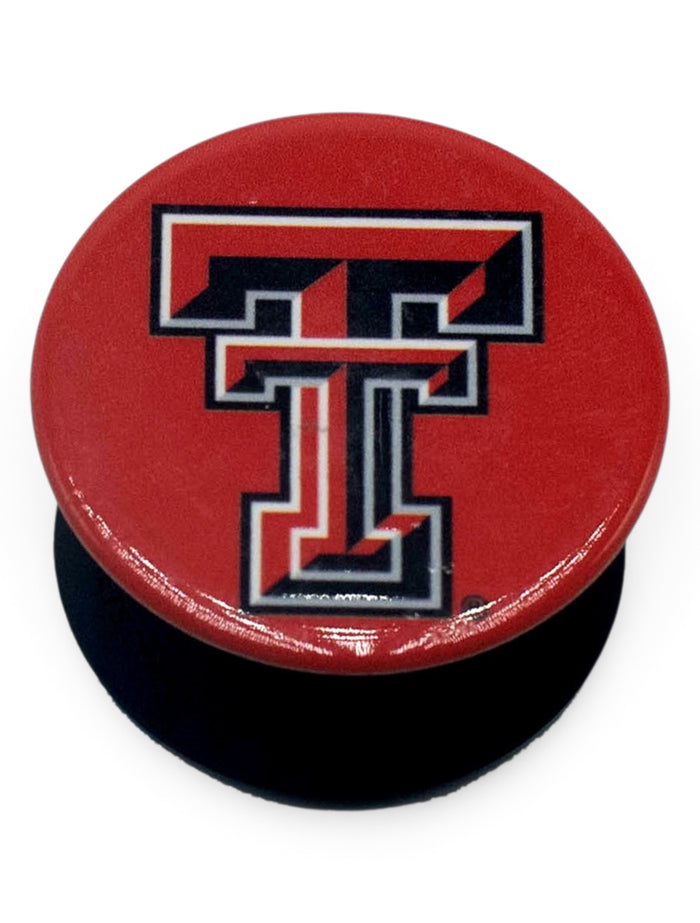Texas Tech Red Raiders Double T Pop Socket – Front view