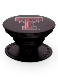 Texas Tech Red Raiders Double T Pop Socket Grip/Stand – Front view