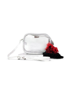 Texas Tech Red Raiders Double T  "Poppy" Tassel Side Bag – Back view