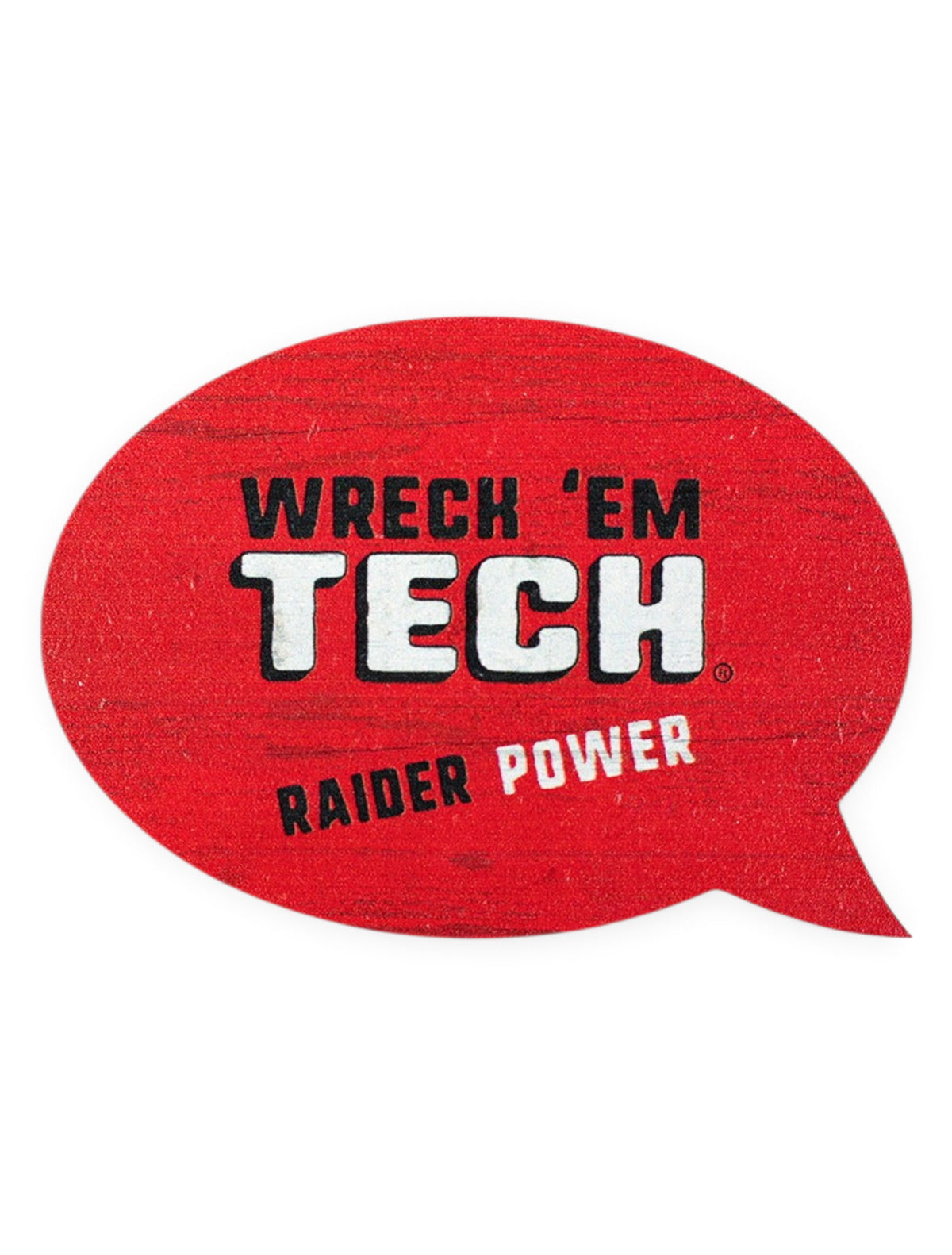 Texas Tech Red Raiders Double T Raider Power Magnet – Front view
